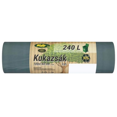 Kelly nature Kukazsák roll 8db/cs  110liter  (CSO333)