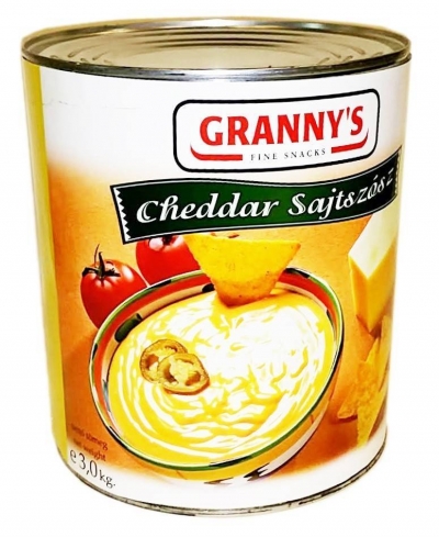 Granny&#039;s Sajtszósz Cheddar  3 kg   /3/(SAJ042)