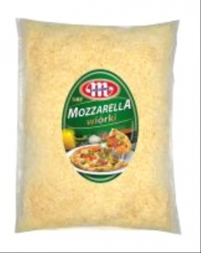 Mlekovita reszelt mozzarella 1kg/cs  8kg/# (TEJ110)