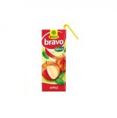 Bravo 0,2l Alma ital 12% szívószálas  /27/ (ÜDI028)