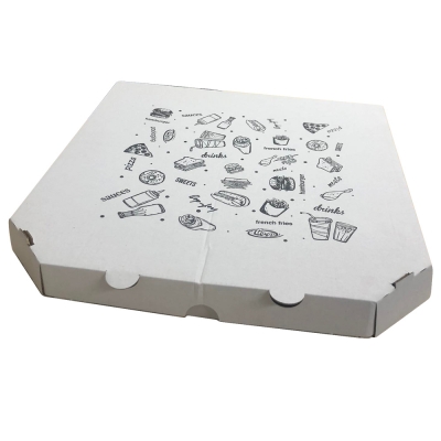 Pizzadoboz 26*26*3cm Foodgo 100db/cs (CSO125)